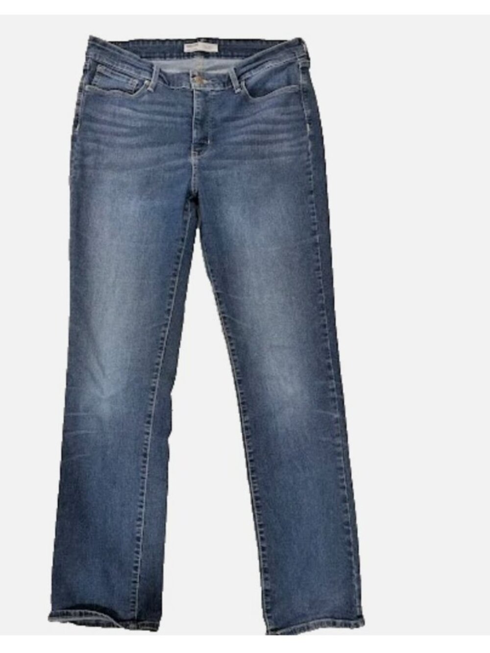 Signature by Levi Strauss Totally Shaping Straight Jeans Womens 14L W32 Tall